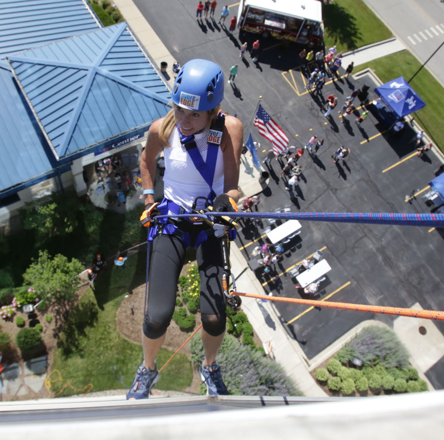 Lake Area United Way Rappelling